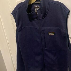 L.L. Bean Men's Blue Vest XXL